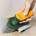 Tile Brush And Squeegee Cleaner 4-in-1 Multiuse Tool