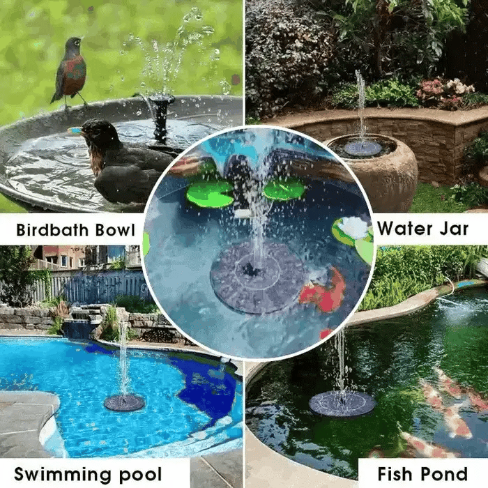 Solar Fountain Pump for Garden Water Feature