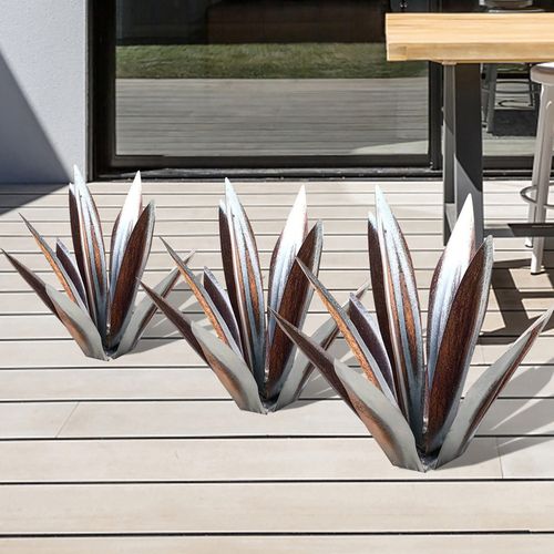 Rustic Waterproof Eternal Agave Sculpture