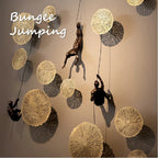 Wall Art Canvas Climbing Silhouettes Design