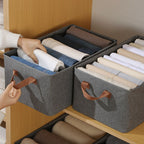 Storage Cabinet Organizer Wood Grain Finish