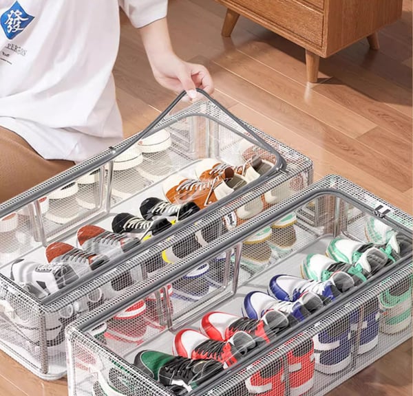 Foldable Storage Organizer for Shoes and Clothing