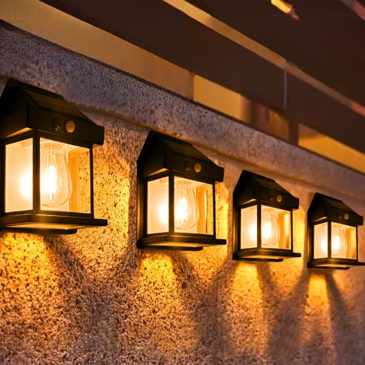 Outdoor Wall Lamp Solar Powered Waterproof