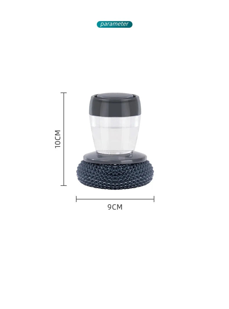 Soap Dispenser With Palm Brush Holder
