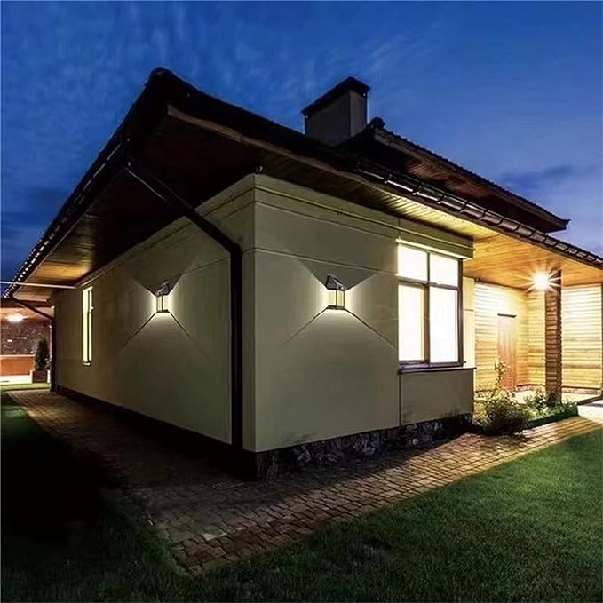 Outdoor Wall Lamp Solar Powered Waterproof